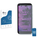3pk Optic+ Nano Glass Screen Protectors for Caterpillar Cat S62 Pro