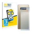 3x BROTECT AirGlass Glass Screen Protector for Samsung Galaxy Note 8 (Back)