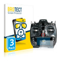 3x BROTECT AirGlass Glass Screen Protector for Graupner mz-16 HoTT (3th generation)