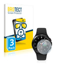 3x BROTECT AirGlass Glass Screen Protector for Samsung Galaxy Watch 4 Classic (46mm)