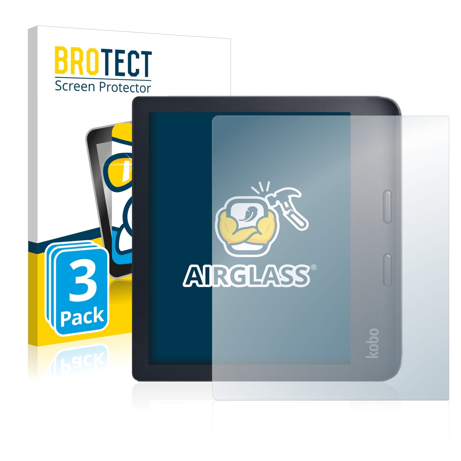 2x BROTECT Matte Screen Protector for Kobo Libra 2