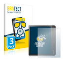 3x BROTECT AirGlass Matte Glass Screen Protector for Tolino Epos 2