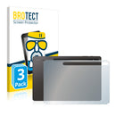 3x BROTECT AirGlass Matte Glass Screen Protector for Samsung Galaxy Tab S8 Plus 5G (Back)