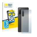 3x BROTECT AirGlass Matte Glass Screen Protector for Sony Xperia 10 IV (Back)