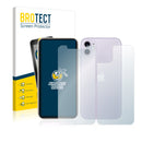 BROTECT AirGlass Matte Glass Screen Protector for Apple iPhone 11 (Front + Back)