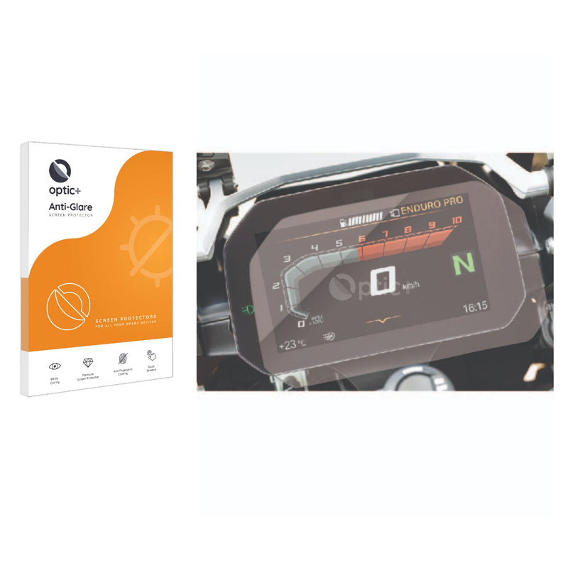 Optic+ Anti-Glare Screen Protector for BMW R 1250 GS Connectivity TFT 6.5