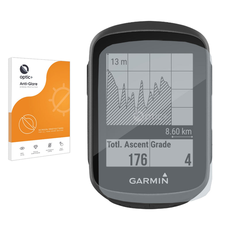 Optic+ Anti-Glare Screen Protector for Garmin Edge 130 Plus