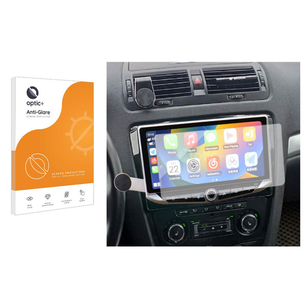 Optic+ Anti-Glare Screen Protector for Junsun V1 Plus 10 Skoda Octavia 2 2008 - 2013