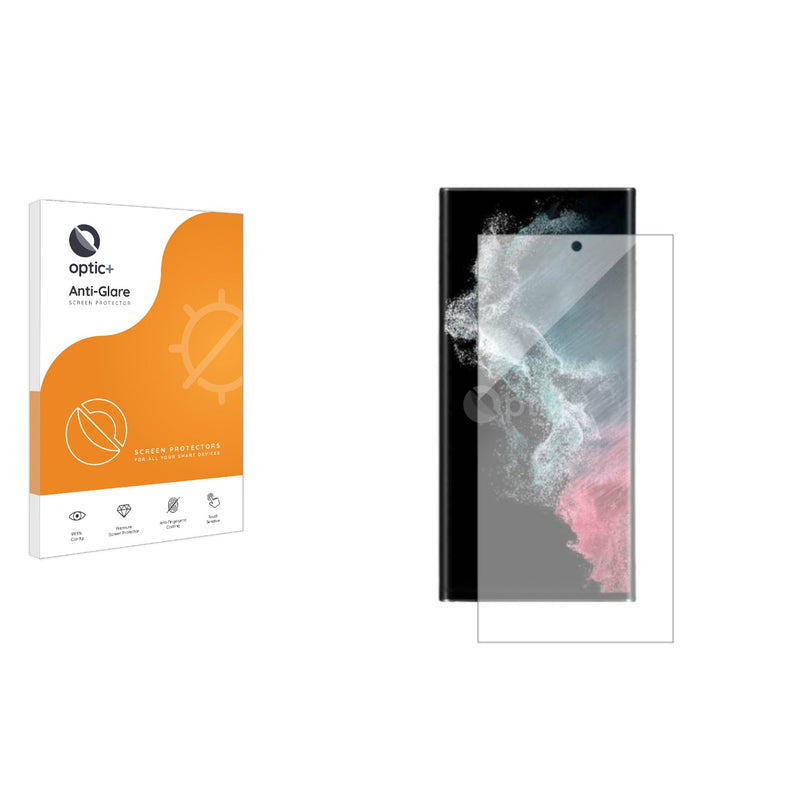 Optic+ Anti-Glare Screen Protector for Samsung Galaxy S22 Ultra 5G Enterprise Edition