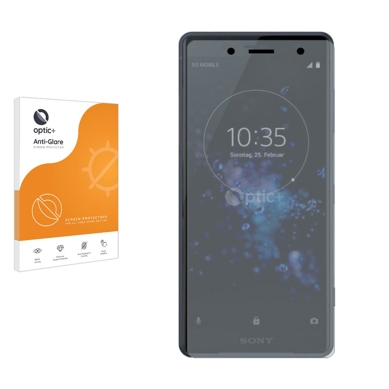 Optic+ Anti-Glare Screen Protector for Sony Xperia XZ2 Compact