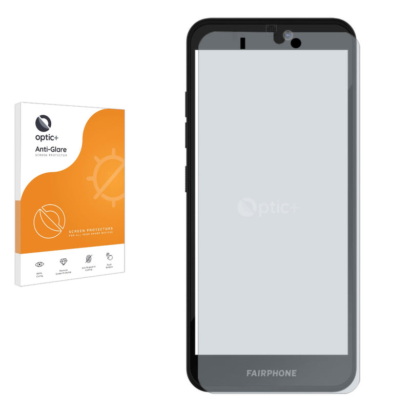 Optic+ Anti-Glare Screen Protector for Fairphone 3 Plus