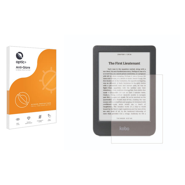 Optic+ Anti-Glare Screen Protector for Kobo Clara BW