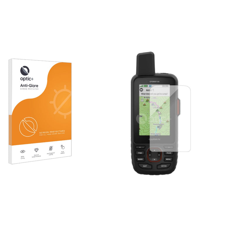 Optic+ Anti-Glare Screen Protector for Garmin GPSMAP 66i