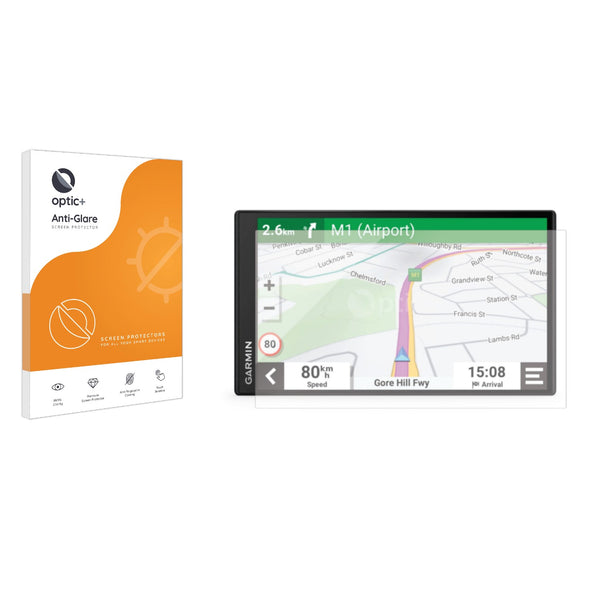 Optic+ Anti-Glare Screen Protector for Garmin Drivesmart 76