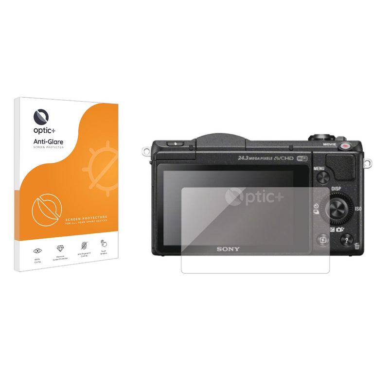 Optic+ Anti-Glare Screen Protector for Sony Alpha 5100 (DSLR-A5100)