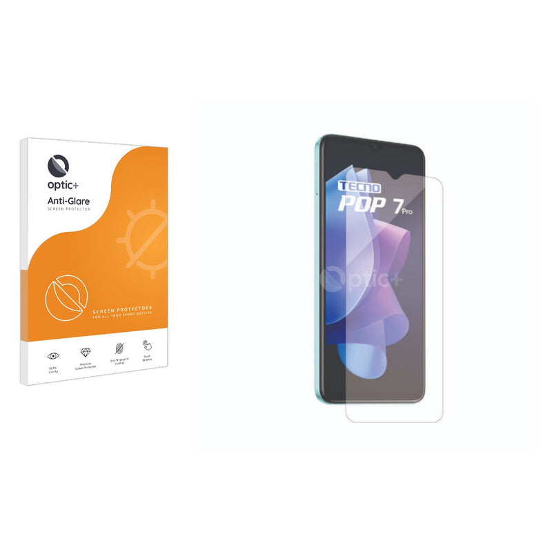 Optic+ Anti-Glare Screen Protector for Tecno Pop 7