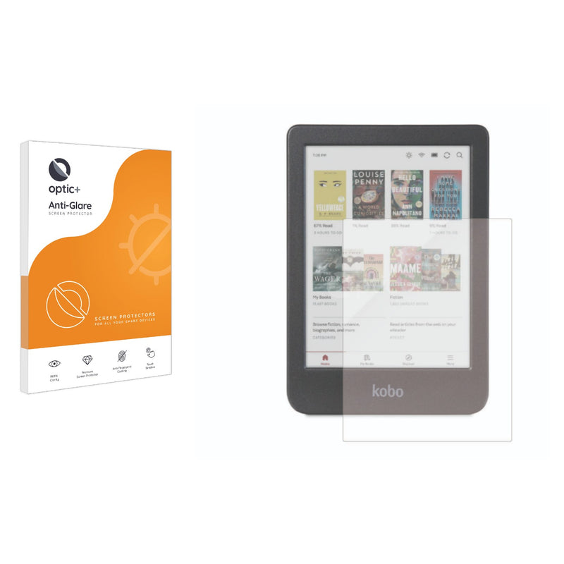 Optic+ Anti-Glare Screen Protector for Kobo Clara Colour