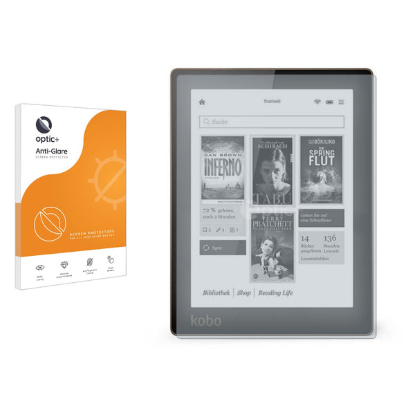 Optic+ Anti-Glare Screen Protector for Kobo Aura