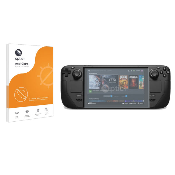 Optic+ Anti-Glare Screen Protector for Valve Steam Deck