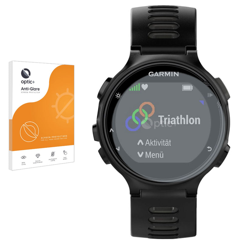 Optic+ Anti-Glare Screen Protector for Garmin Forerunner 735XT