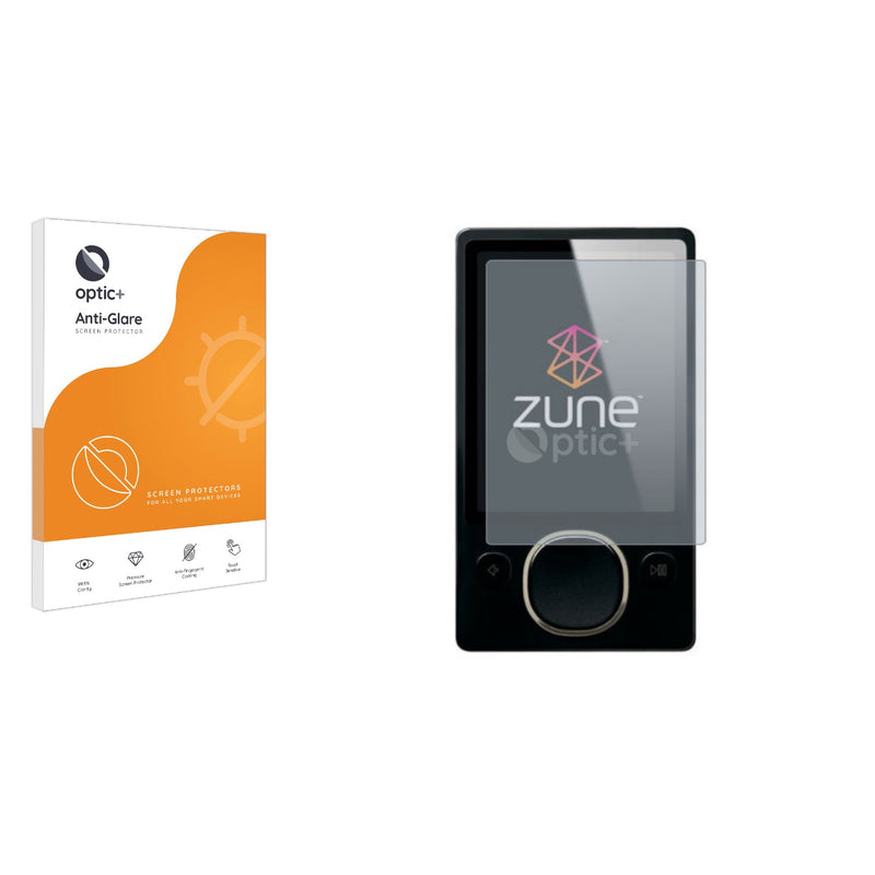 Optic+ Anti-Glare Screen Protector for Microsoft Zune 80