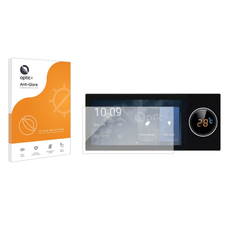 Optic+ Anti-Glare Screen Protector for Tuya Smart Home System 6 Central Control Panel