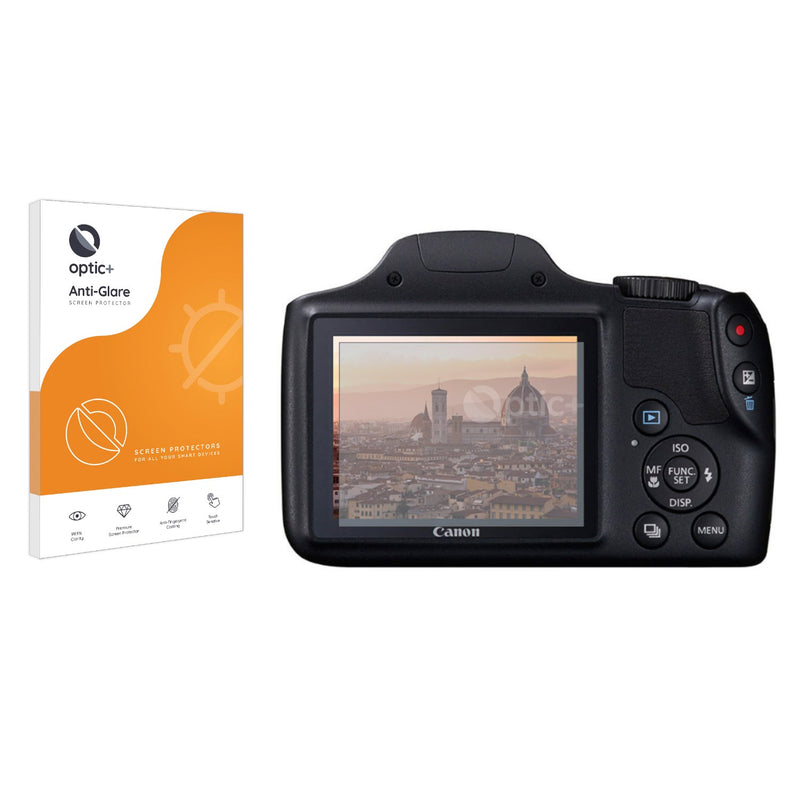 Optic+ Anti-Glare Screen Protector for Canon PowerShot SX520 HS