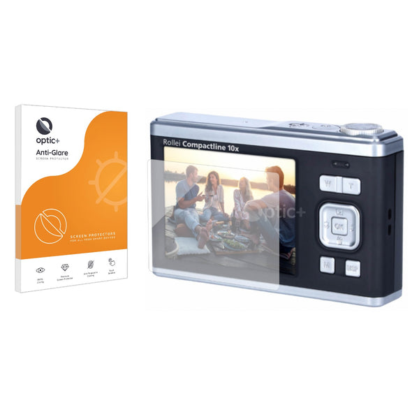 Optic+ Anti-Glare Screen Protector for Rollei Compactline 10X