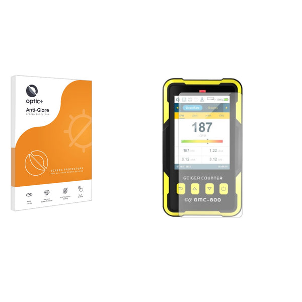 Anti-Glare Screen Protector for GQ Electronics GMC-800 Geiger Counter