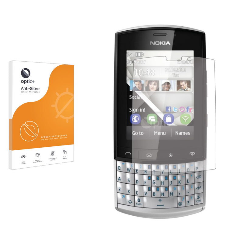 Optic+ Anti-Glare Screen Protector for Nokia Asha 303