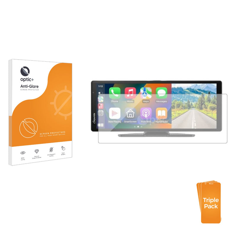 3-pack of Anti-Glare Screen Protectors for Carpuride W903 9.3