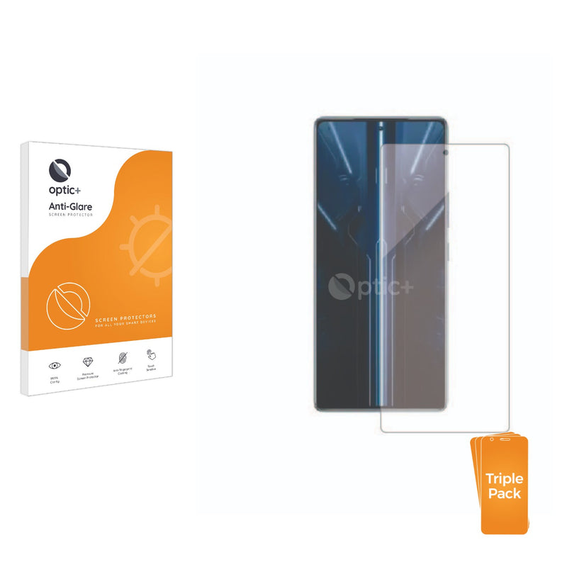 3pk Optic+ Anti-Glare Screen Protectors for Infinix GT 20 Pro