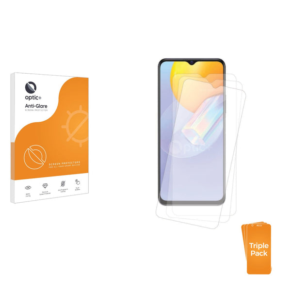 3-pack of Anti-Glare Screen Protectors for Vivo Y31 Pro