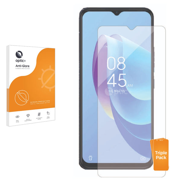 3pk Optic+ Anti-Glare Screen Protectors for Tecno Spark 9