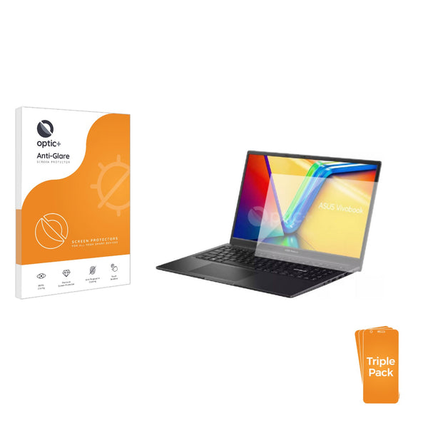 3pk Optic+ Anti-Glare Screen Protectors for ASUS Vivobook 15X OLED K3504