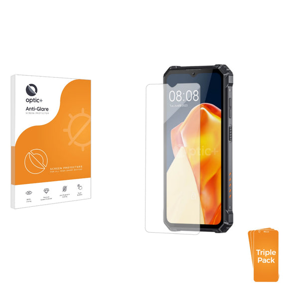 3pk Optic+ Anti-Glare Screen Protectors for Oukitel WP28