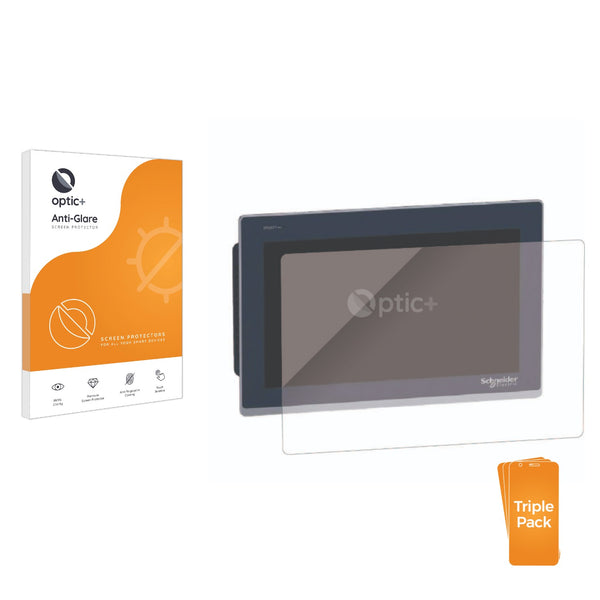 3-pack of Anti-Glare Screen Protectors for Schneider Electric HMIST6700 15"