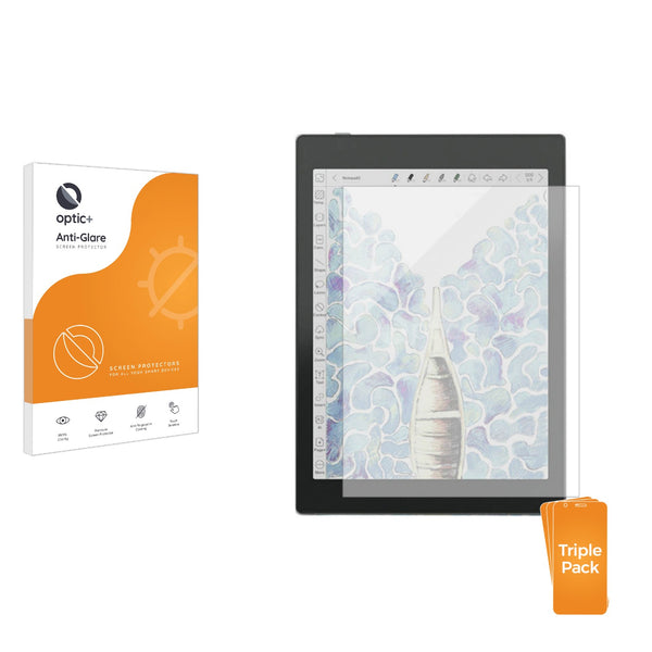 3pk Optic+ Anti-Glare Screen Protectors for Onyx Boox Tab Mini C