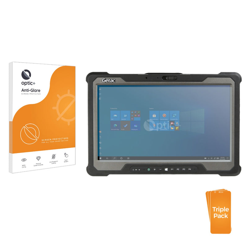 3pk Optic+ Anti-Glare Screen Protectors for Getac A140