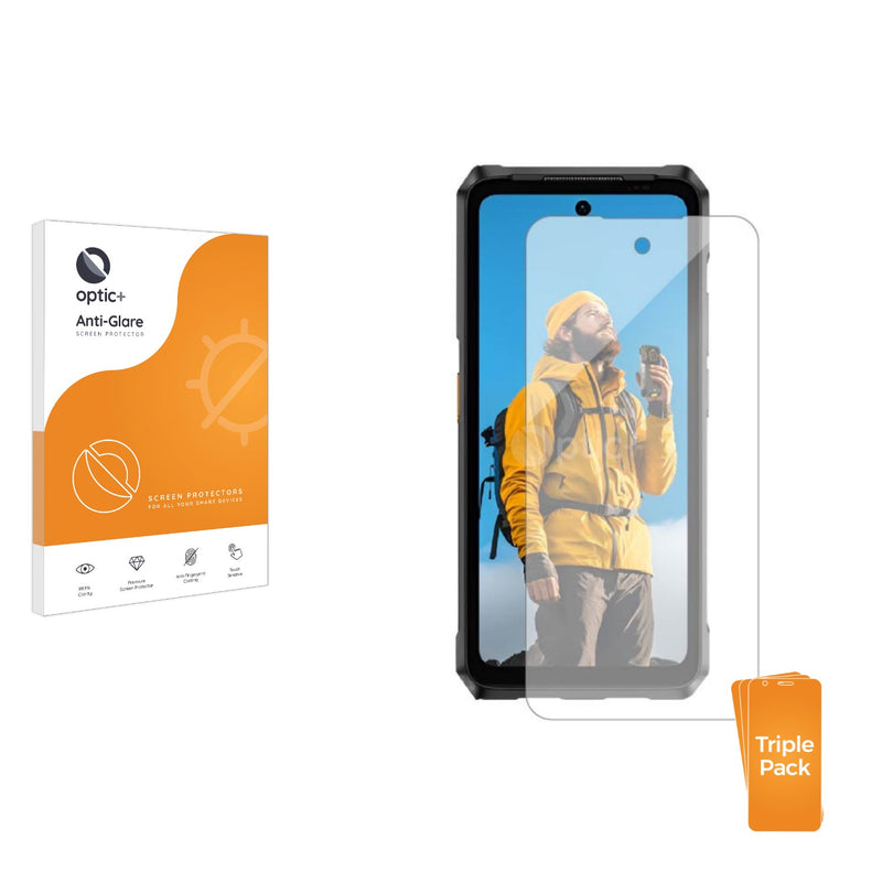 3pk Optic+ Anti-Glare Screen Protectors for Ulefone Armor 26 Ultra