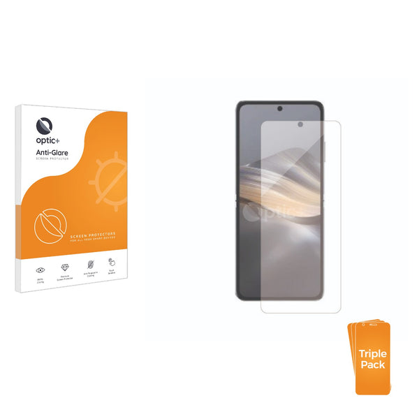 3pk Optic+ Anti-Glare Screen Protectors for Huawei Pocket 2