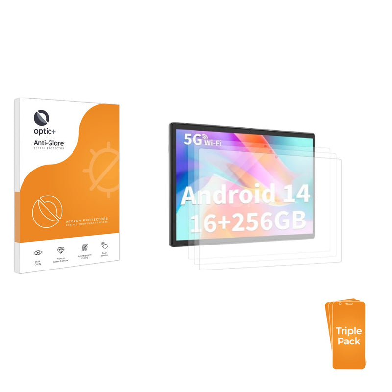 3-pack of Anti-Glare Screen Protectors for QDDQ T901 10"