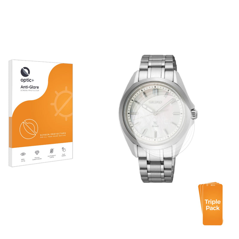 3-pack of Anti-Glare Screen Protectors for Seiko Prospex Ladies Marine Sports
