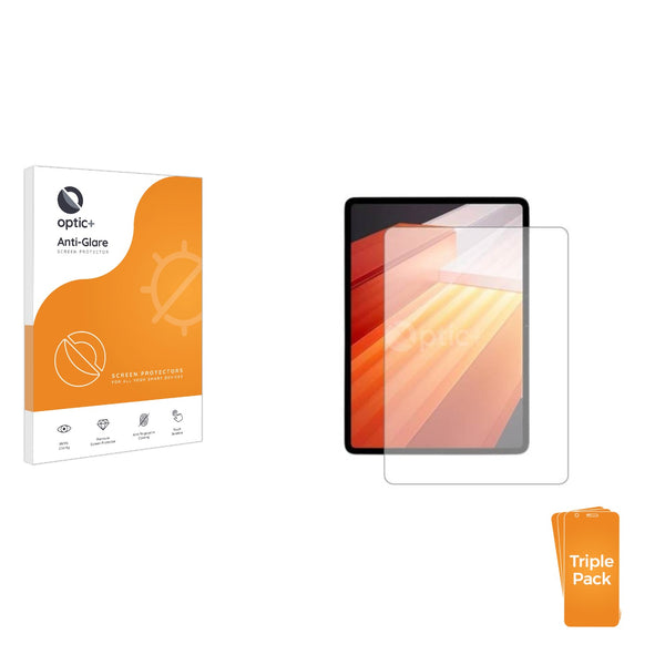 3-pack of Anti-Glare Screen Protectors for Vivo iQOO Pad2