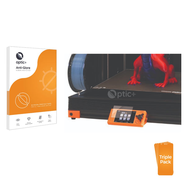 3pk Optic+ Anti-Glare Screen Protectors for Prusa XL 3D Printer