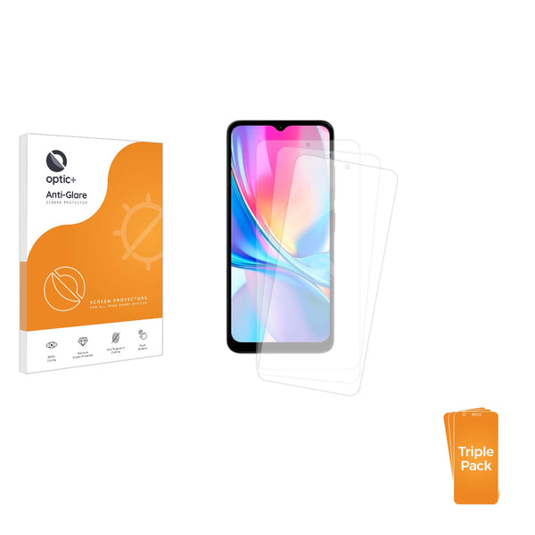 3-pack of Anti-Glare Screen Protectors for ZTE Blade A35e