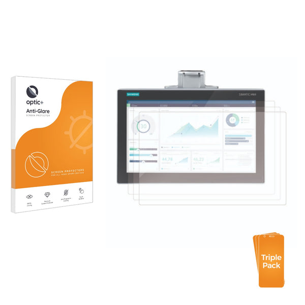 3-pack of Anti-Glare Screen Protectors for Siemens Simatic HMI MTP1500