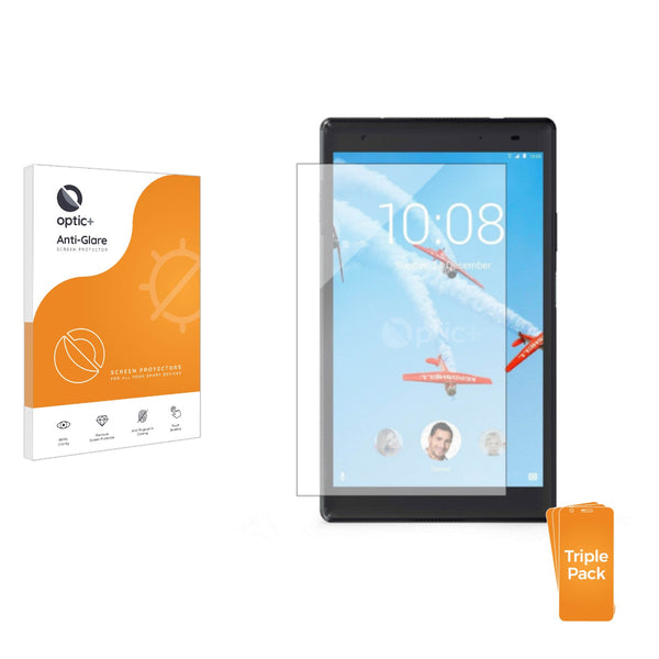 3pk Optic+ Anti-Glare Screen Protectors for Lenovo Tab 4 8"