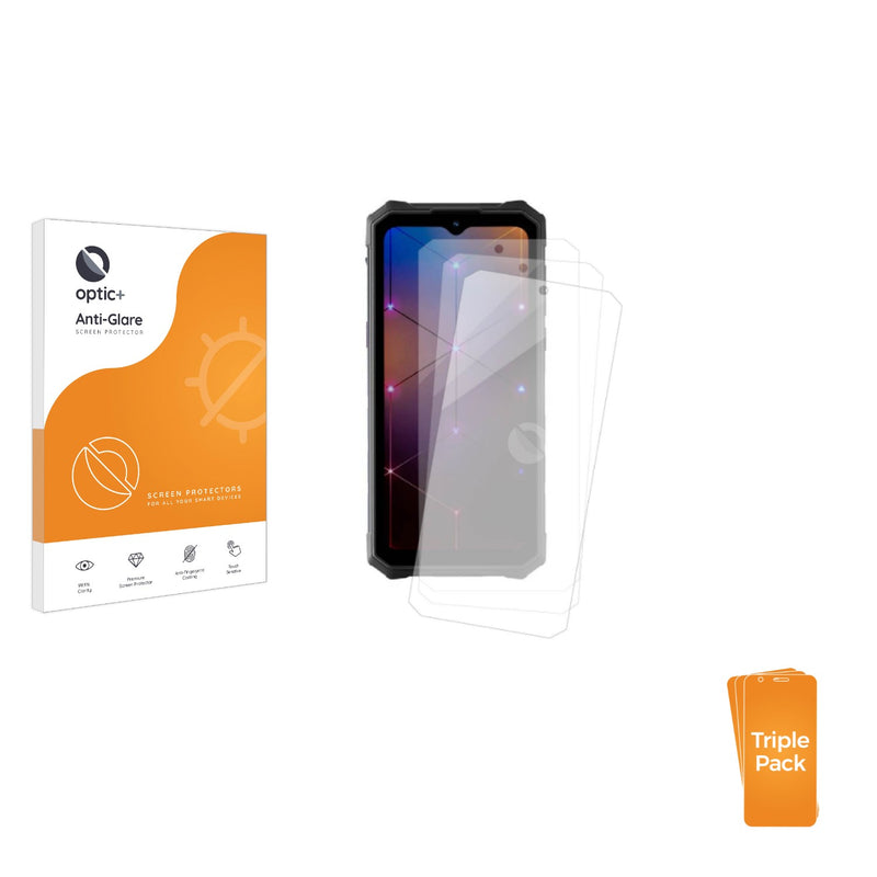 3-pack of Anti-Glare Screen Protectors for Hotwav Cyber 13