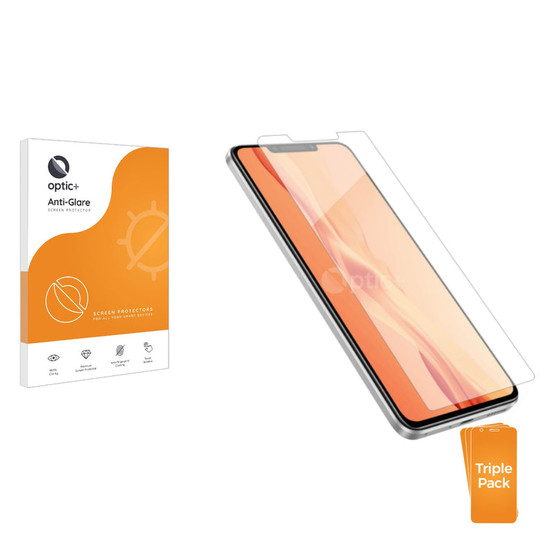 3pk Optic+ Anti-Glare Screen Protectors for Huawei nova Y91